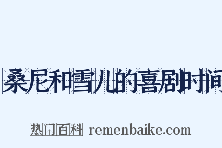 桑尼和雪儿的喜剧时间是什么意思的图片